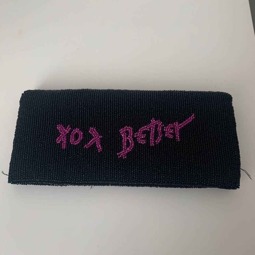 Rare Betsey Johnson sequin clutch